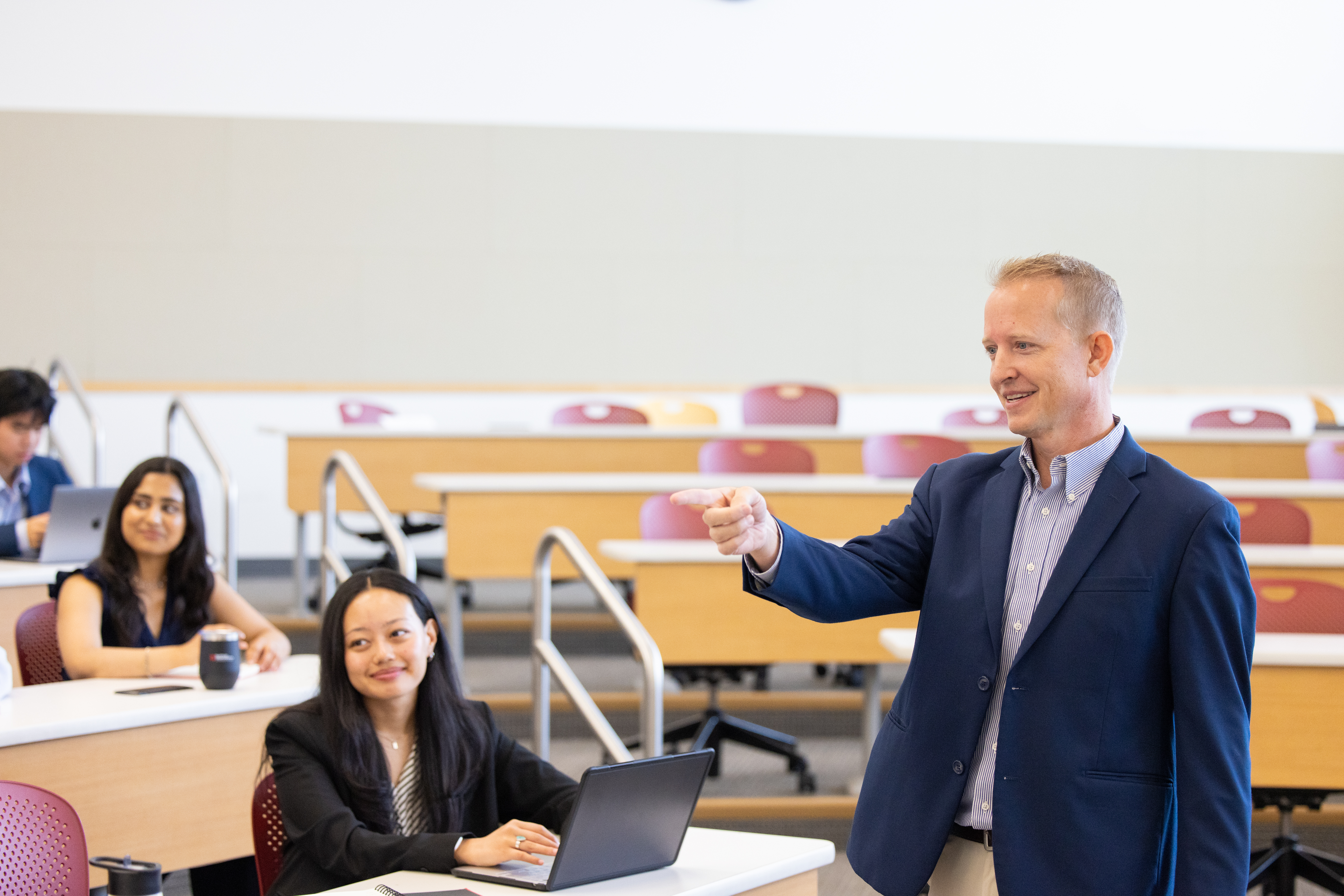 Lance Bradshaw - Speaking in front of a class